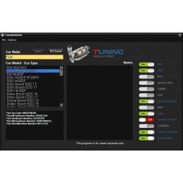 Software de modificación Tuning Solutions TURRIN ELETTRONICA - 1